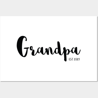 Grandpa Pregnancy Announcement Posters and Art